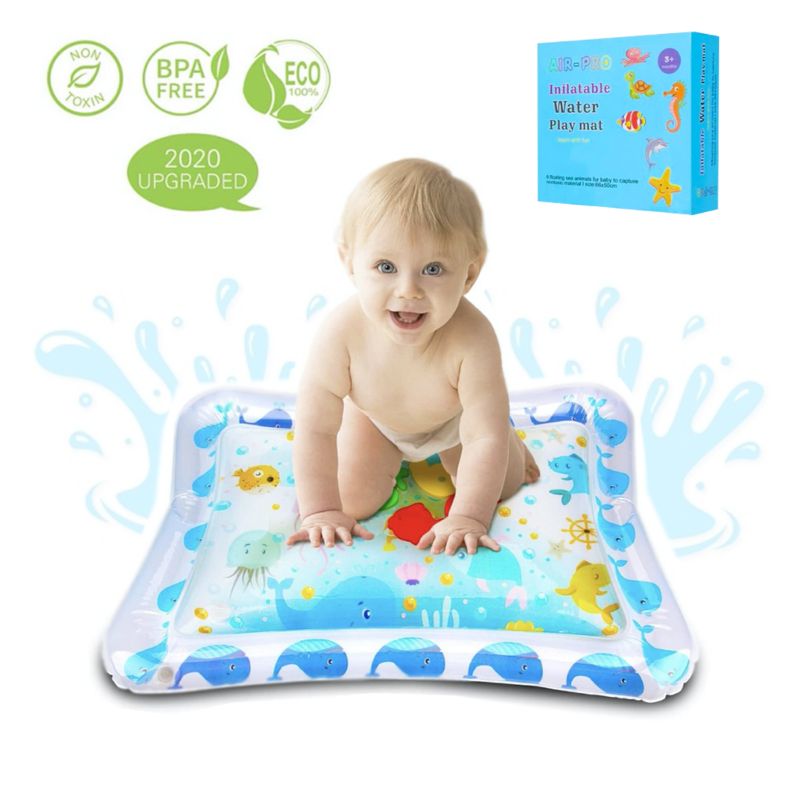 BabySpa Inflatable Baby Water Playmat for Floor Activities