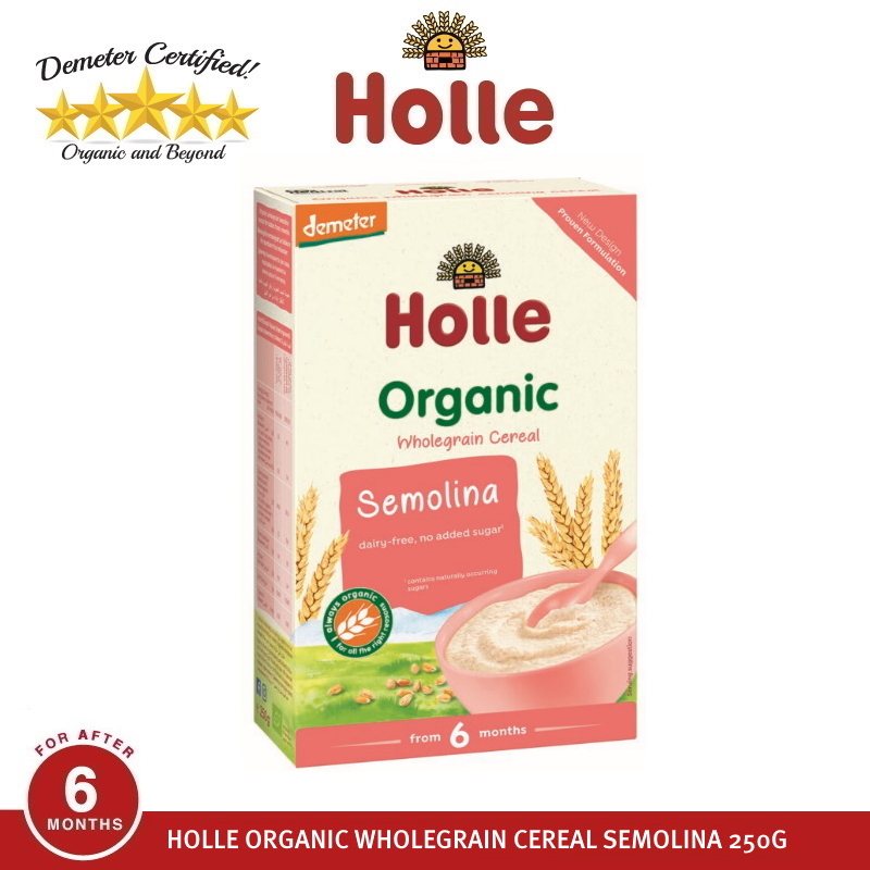 baby-fair HOLLE Organic Wholegrain Cereal Semolina 250G