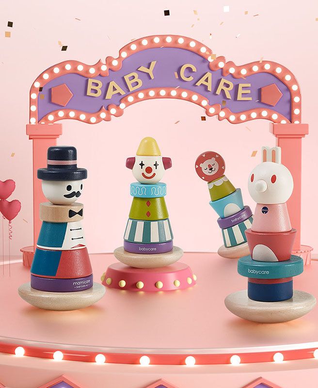 Babycare Wooden Stacker