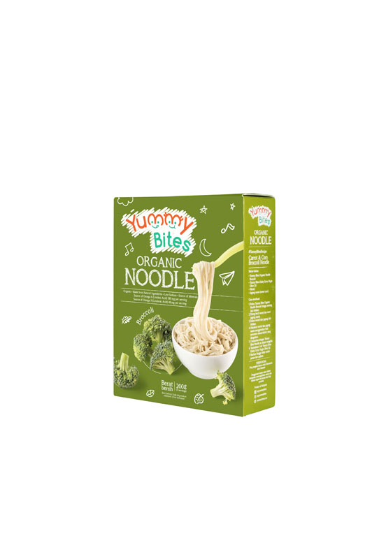Yummy Bites Organic Baby Noodle Broccoli 200g