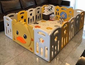 *PREORDER - Delivery within 1 month after order made* YellowDuckSG Playfence PlayMat Set (Available in 5 sizes)