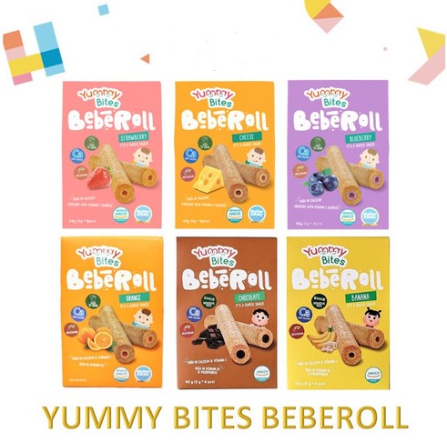 [Bundle of 2] Yummy Bites Bebe Roll (Assorted Flavours)