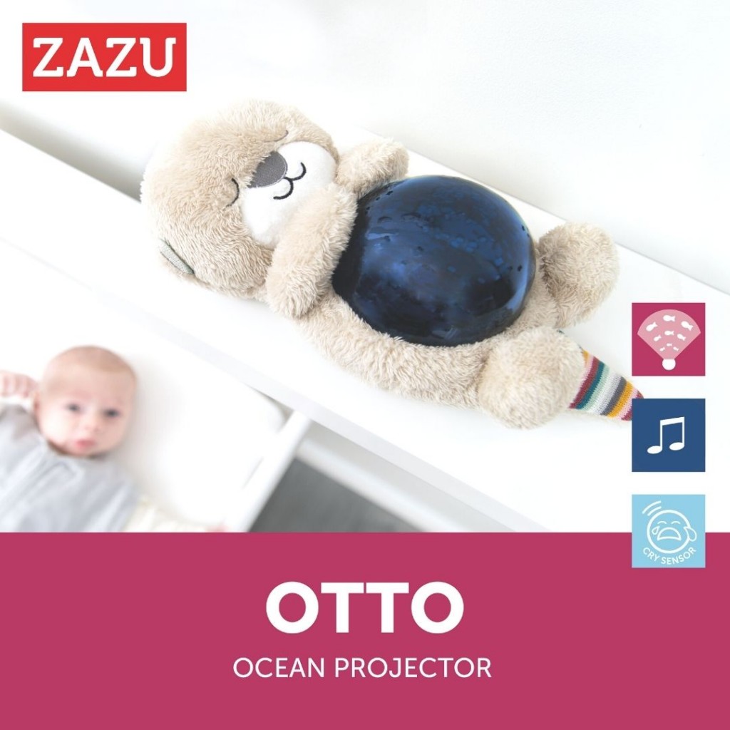 baby-fair Zazu Ocean Projector Sleep Soother with 3 Step Sleep Program, Otto The Otter