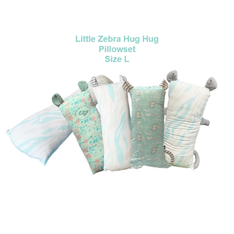(Size L) Little Zebra Hughug Pillowset