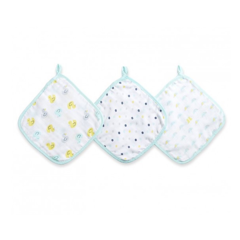 Aden + Anais Splash Ideal Baby Washcloths-3Pk