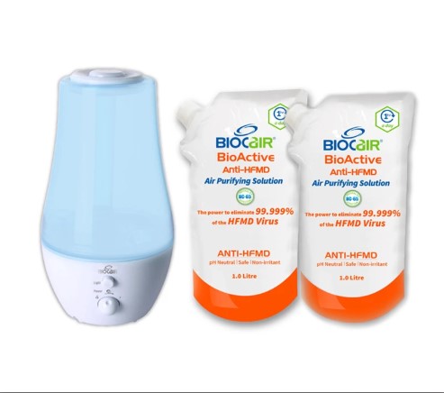 BioCair Pro II Anti-HFMD Aerial Disinfection Bundle (1 Pro II + 2 BioActive APS)