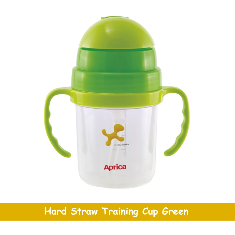 baby-fair Aprica Hard Straw Training Cup Green