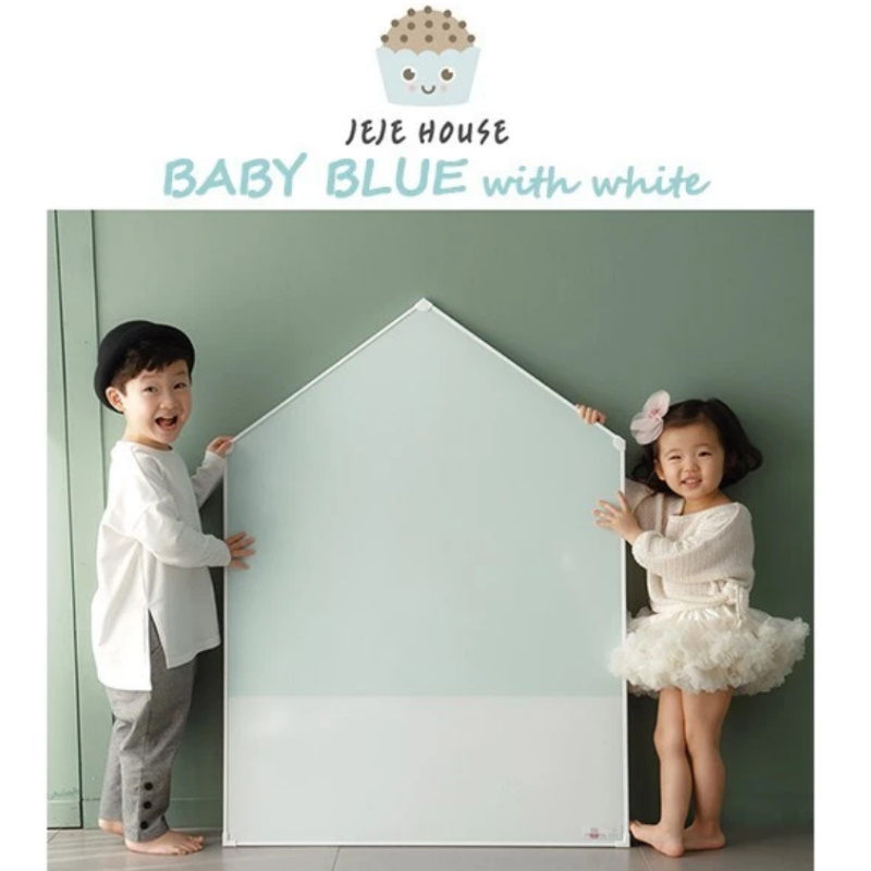baby-fair Momsboard JeJe House (M) - Baby Blue with white