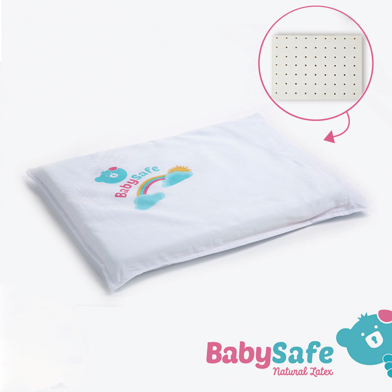 baby-fair BabySafe Latex Infant Pillow with 1 case
