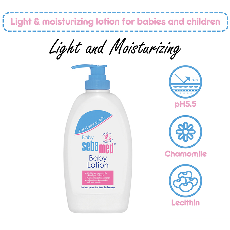 Sebamed Baby Lotion with Pump 400ml (Exp 03/2021)