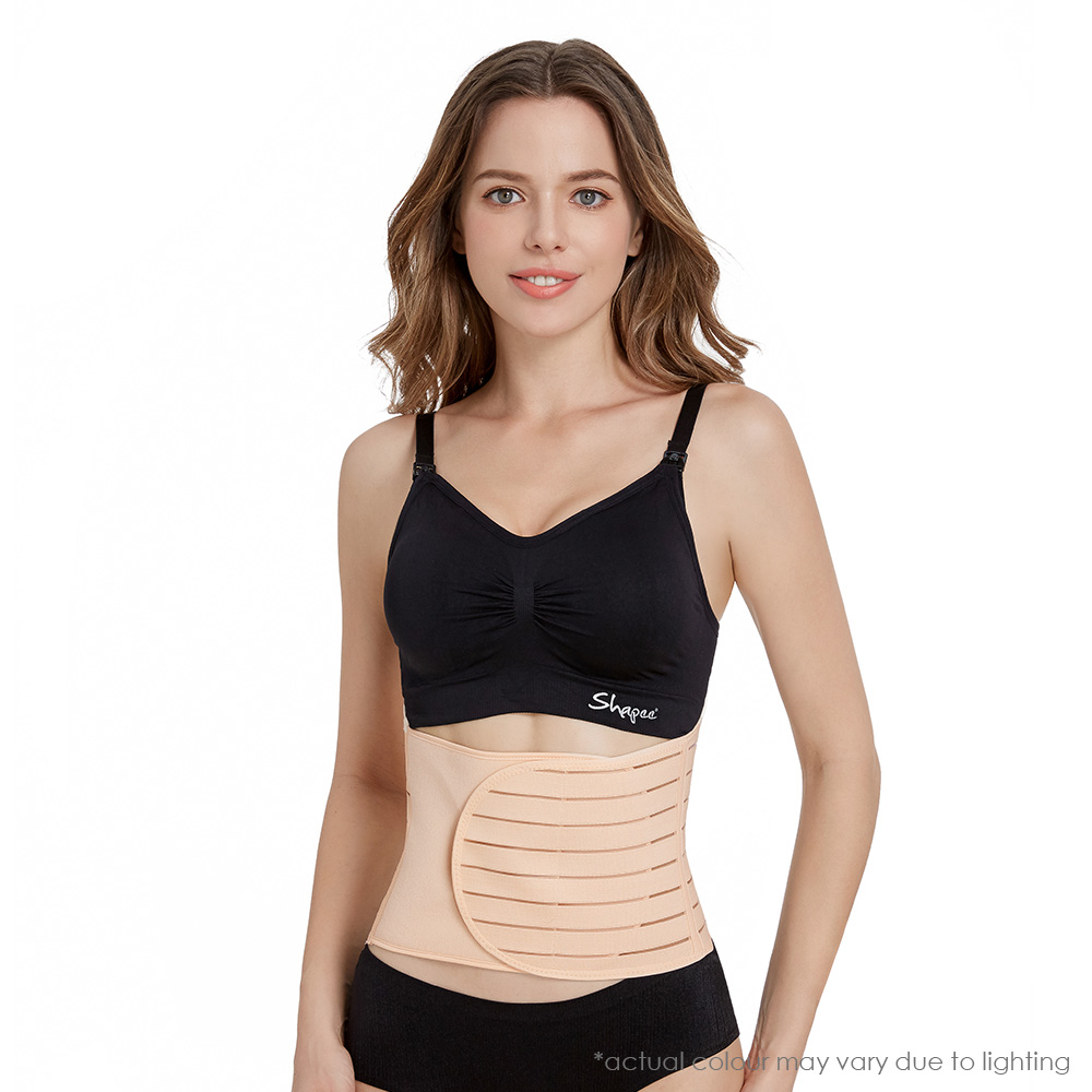 Shapee Belly Wrap Basic Free Size - Nude