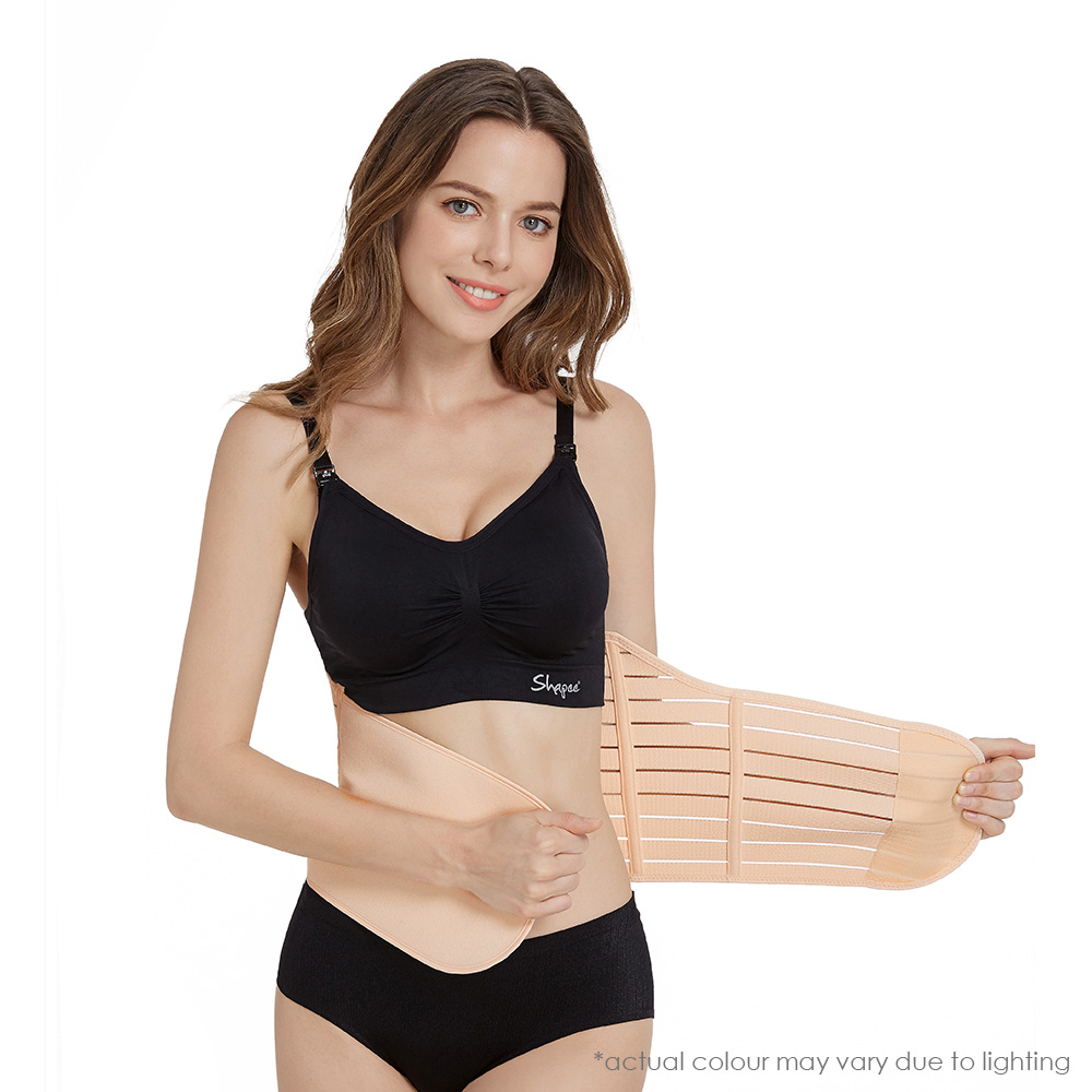 Shapee Belly Wrap Basic Free Size - Nude