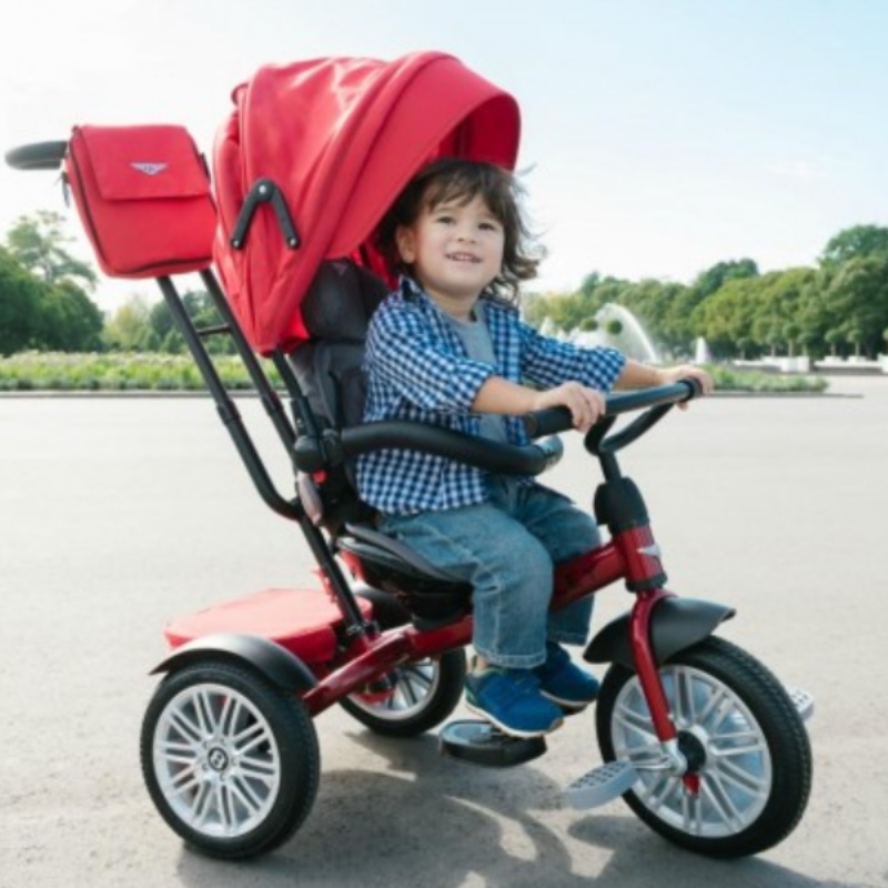 baby-fair Bentley Babies 6 in 1 Stroller Trike - Dragon Red