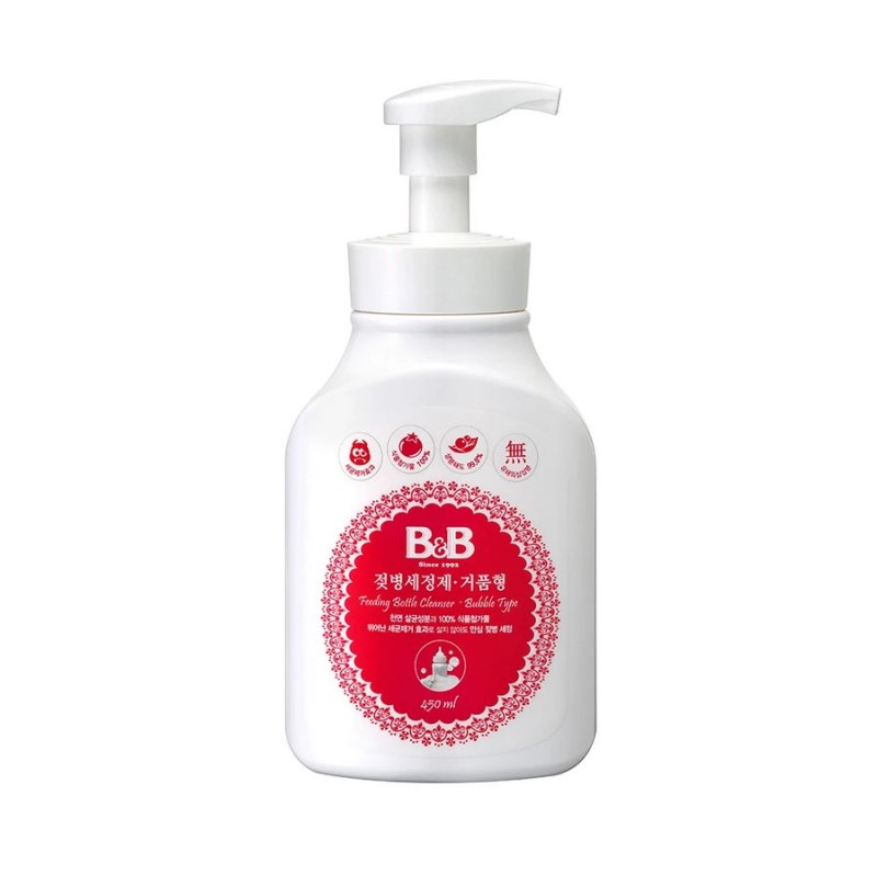 B&B Feeding Bottle Cleanser (Bubble Type) Bottle 450ml