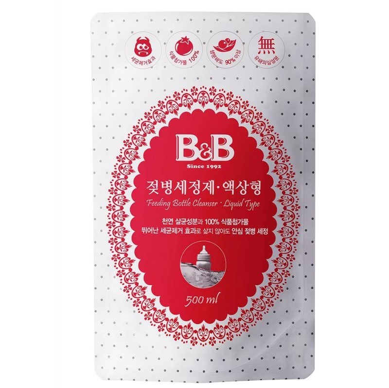 B&B Feeding Bottle Cleanser (Liquid Type) Refill 500ml