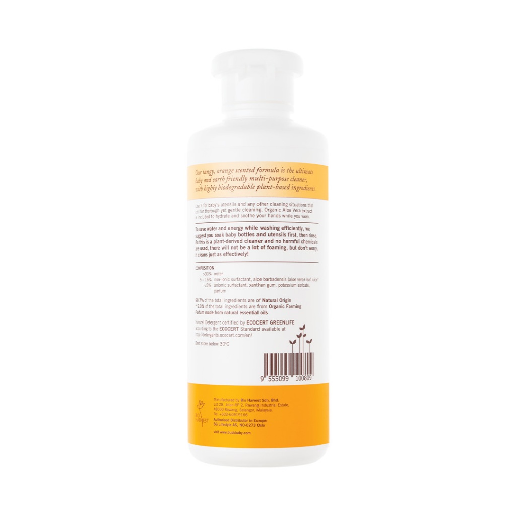 Buds Organics Baby Safe Bottle & Utensil Cleaner 500ml