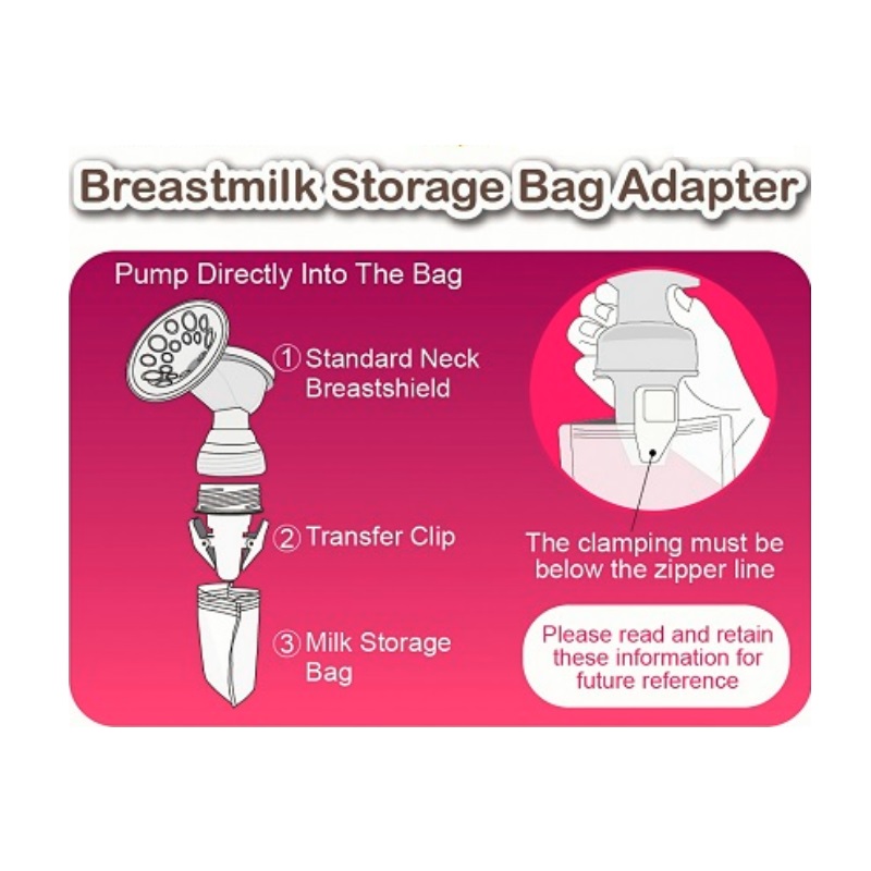 Autumnz Breast Milk Storage Adaptor (Std Neck)