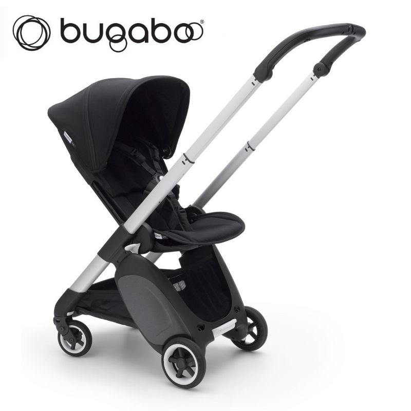 baby-fair Bugaboo Ant Stroller - Black Ant Style Set + Black/Aluminium Frame