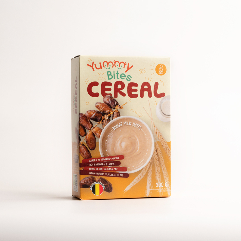 Yummy Bites Cereal - Wheat Milk Dates 200g (6M+)