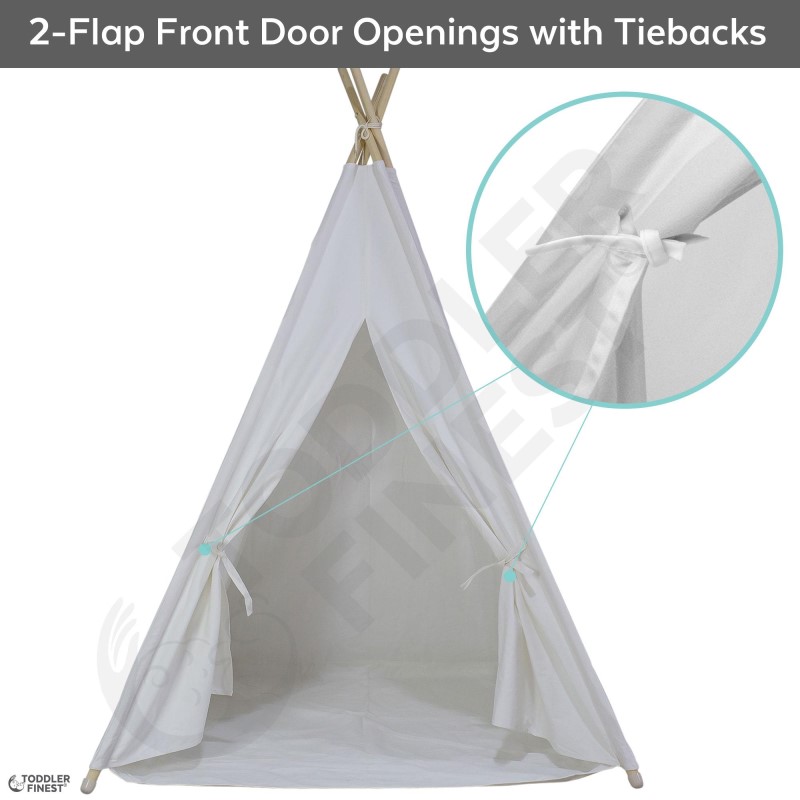 ToddlerFinest Portable Foldable Teepee Tent for Kids