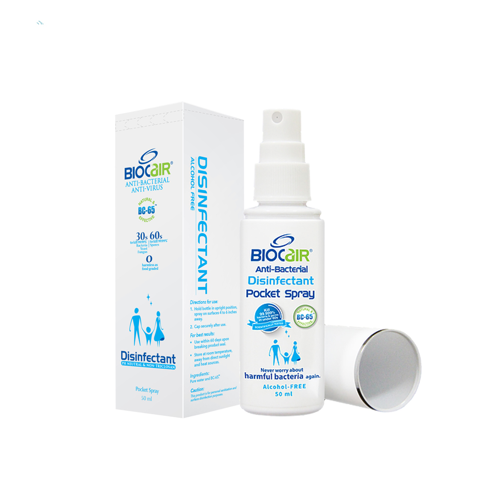 BioCair BC-65 Disinfectant Pocket Spray 50ml