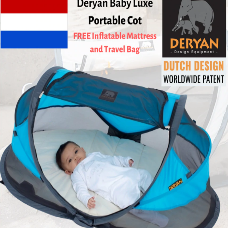 baby-fairDeryan Ultralight Travel Cot Baby Luxe