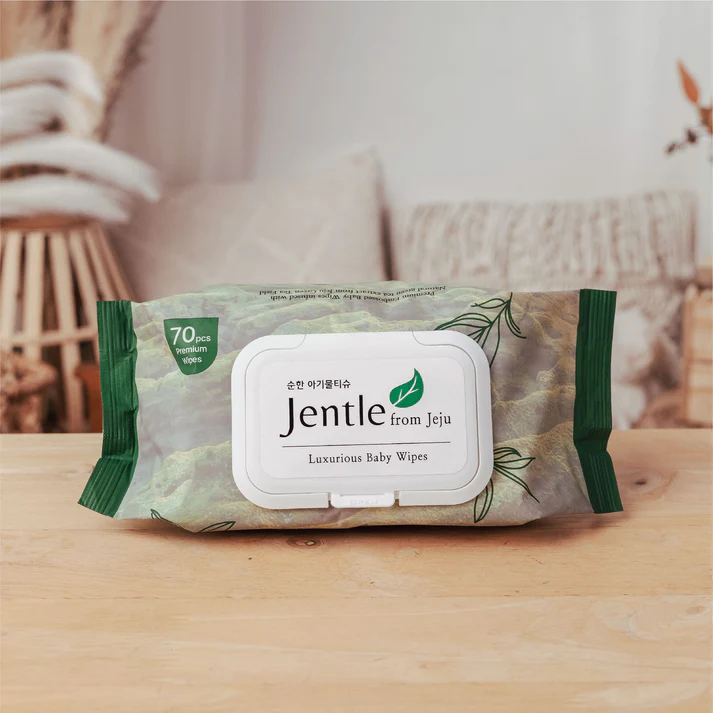 Jentle Jeju Baby Wipes 8packs (2 Cartons)