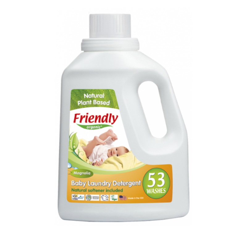 Friendly Organics Baby Liquid Laundry Detergent -Magnolia 1.57L (53Oz)