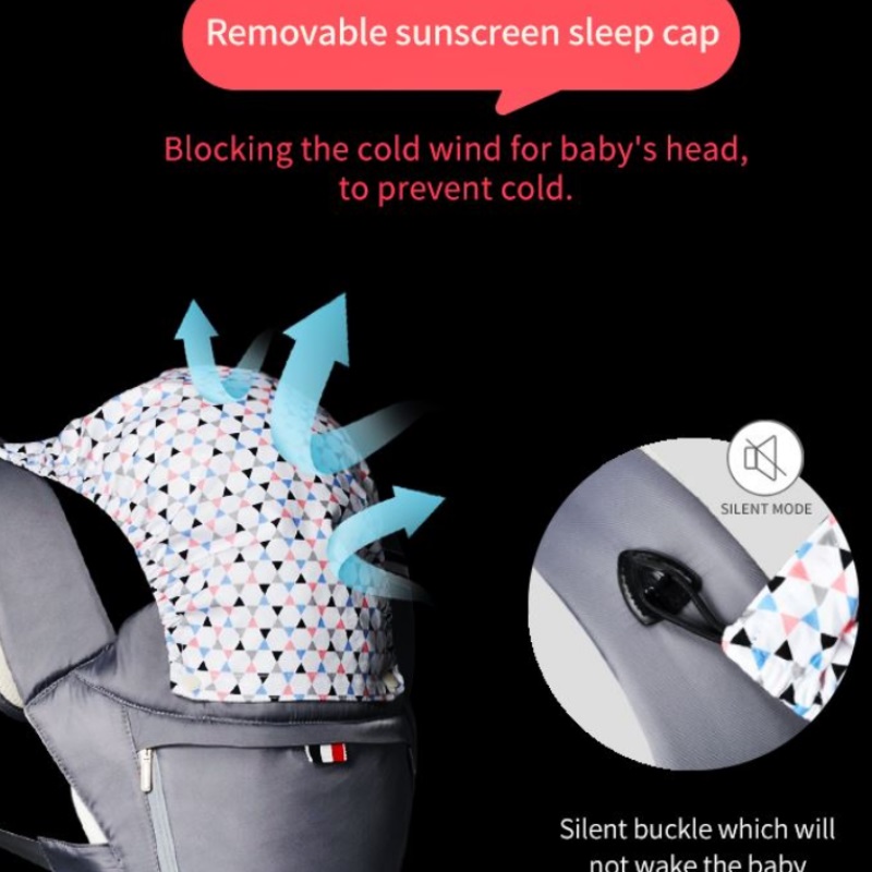 Bebear Foldable Aluminium Hipseat Baby Carrier - Ace Comfort