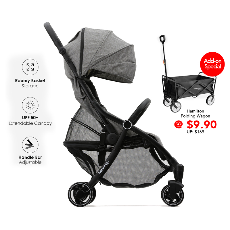 *NEW LAUNCH* Hamilton XL (New Facelift) Stroller +  Add On Options