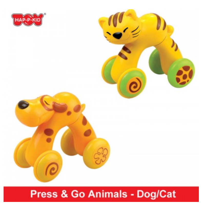 Hap-P-Kid Press & Go Animals Toy