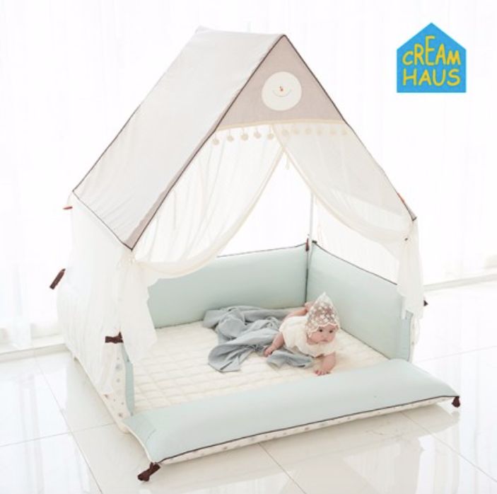 baby-fair Creamhaus XL Inua Haus & Bumper Bed Set (ONLINE EXCLUSIVE!)