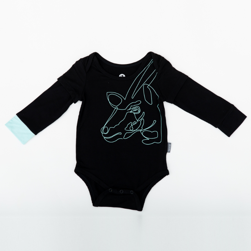 ikkikidz Saola Baby Onesie Long Sleeve