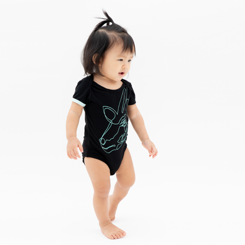 ikkikidz Saola Baby Onesie Short Sleeve