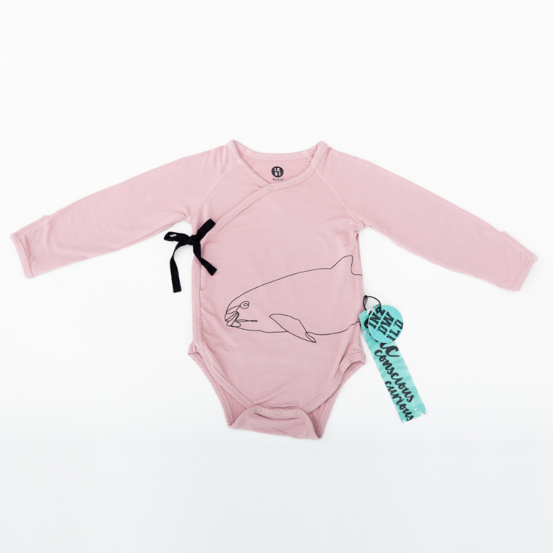 ikkikidz Vaquita Baby Envelope Onesie