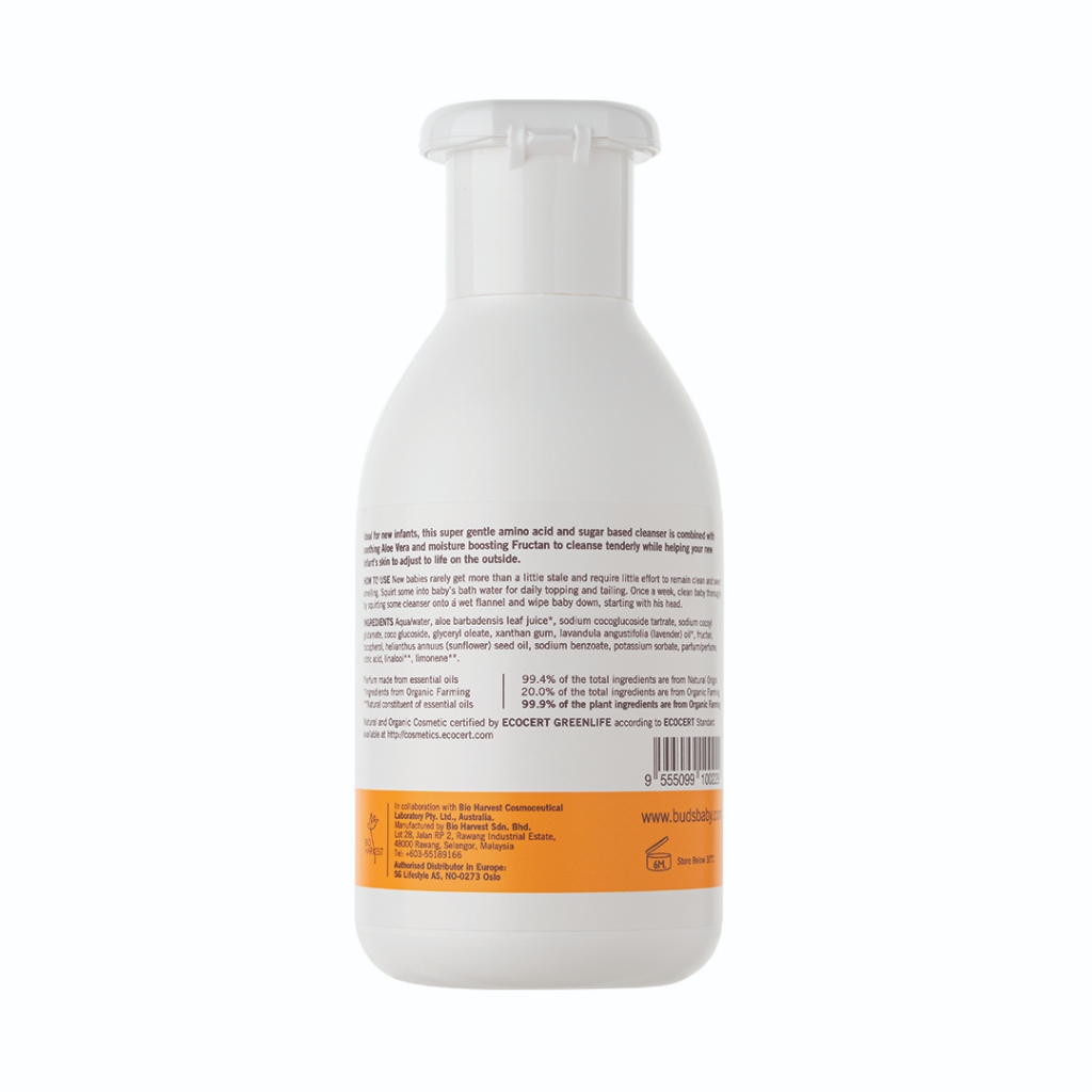 Buds Organics BEO Infant Head to Toe Cleanser 225ml