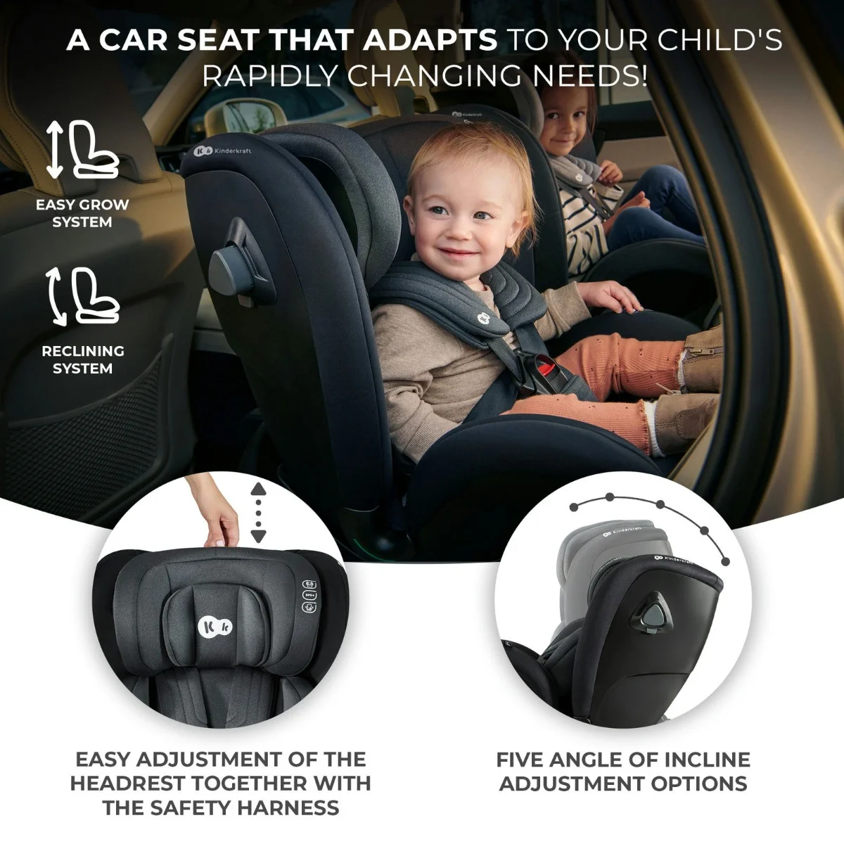 Kinderkraft XRIDER i-size Carseat + FREE GIFT