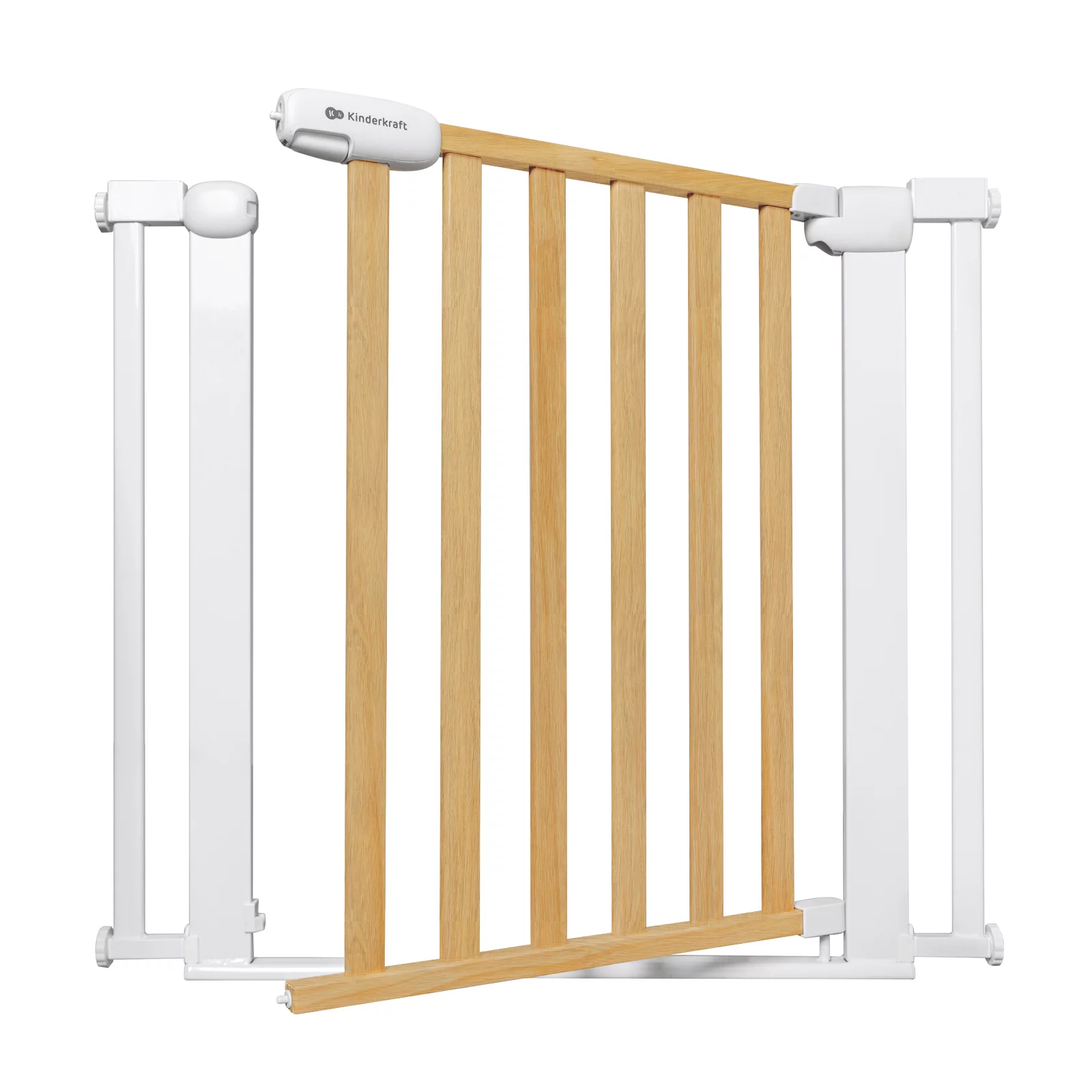 Kinderkraft Child Safety Gate - LOCK&GO - Wood / White