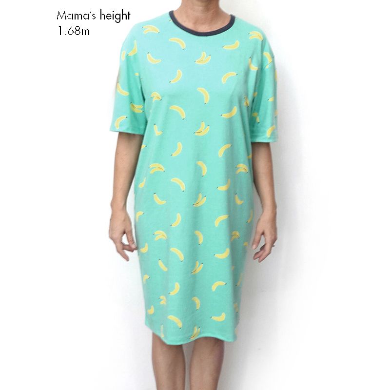 Lagom Kids Comfy Banana Pajama Dress (Adult)