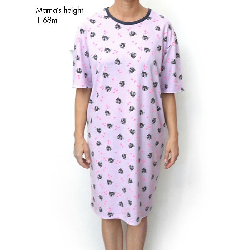 Lagom Kids Comfy Cat Pajama Dress (Adult)