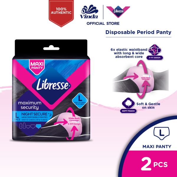 (Bundle of 3) Libresse Max Security Maxi Panties L (2s)