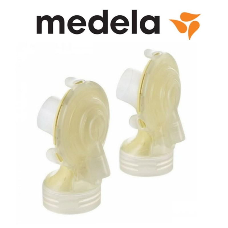 Medela Spare Part Connector Assembled w/Valve (Swingmaxi/ Freestyle) - 1 pair