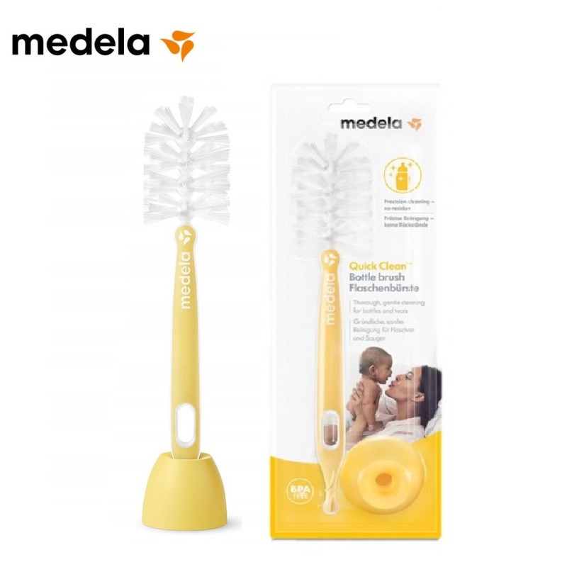 (Bundle of 2) Medela Quick Clean Bottle Brush with Stand