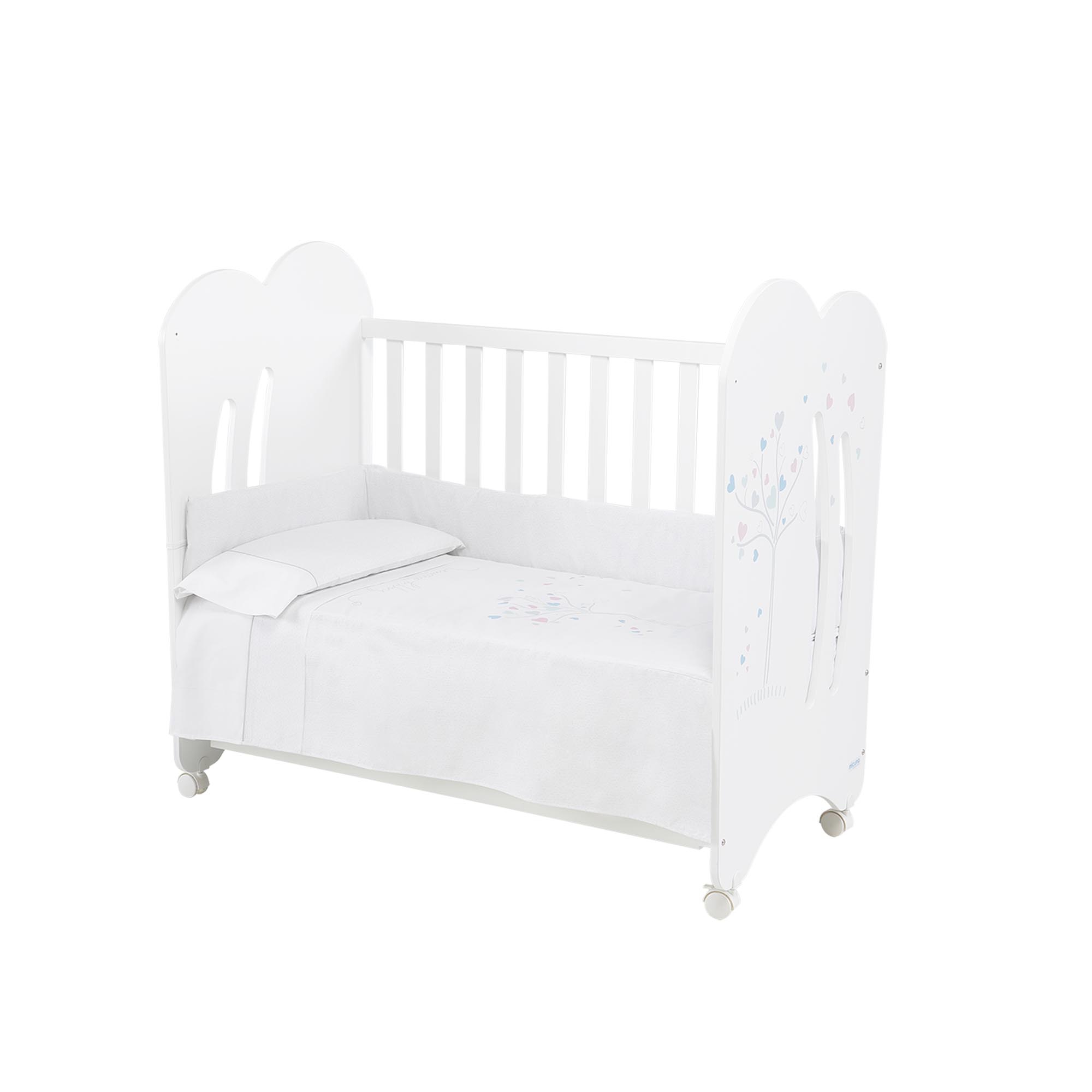 Micuna Aura Baby Cot with Patented Relax System (Made in Spain) + TOP UP for Mattress Available (Unique Double Locking Mechanism for Extra Safety)