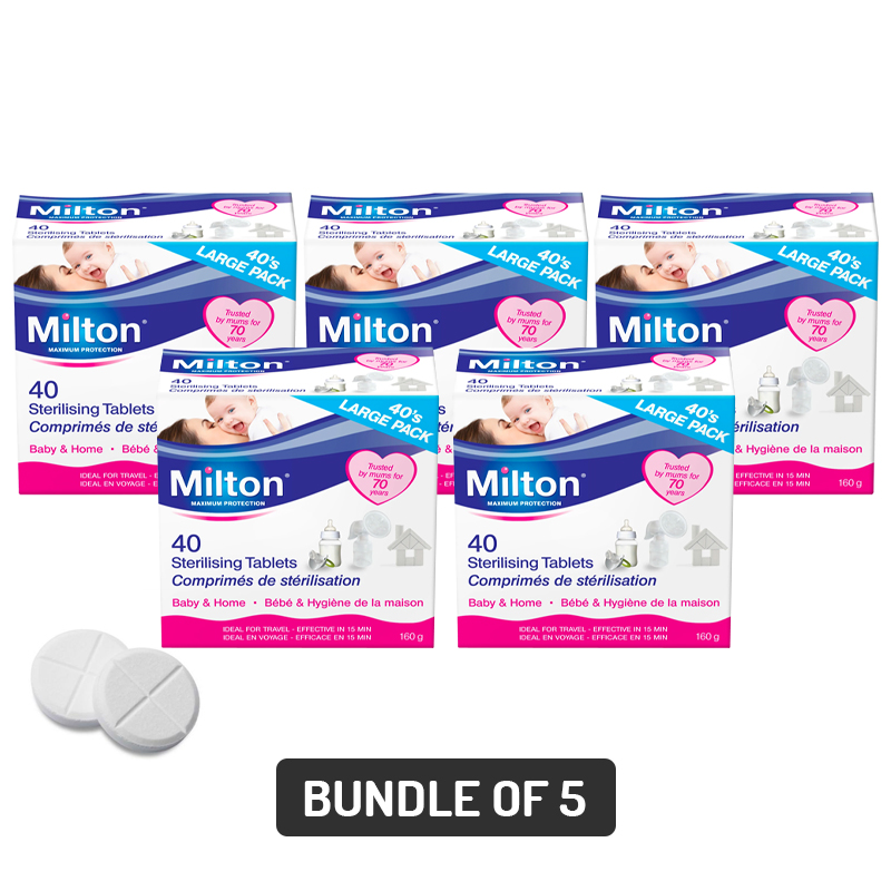 baby-fair Milton Sterilising Tablets 40s - Pack of 5