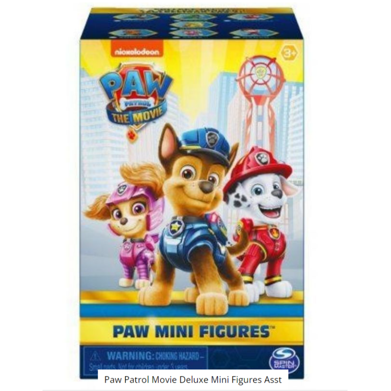 Paw Patrol Movie Deluxe Mini Figures - Assorted