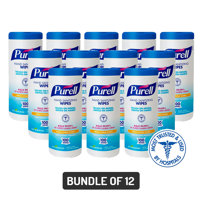 baby-fair Purell Sanitizing Wipes 100s - Pack of 12