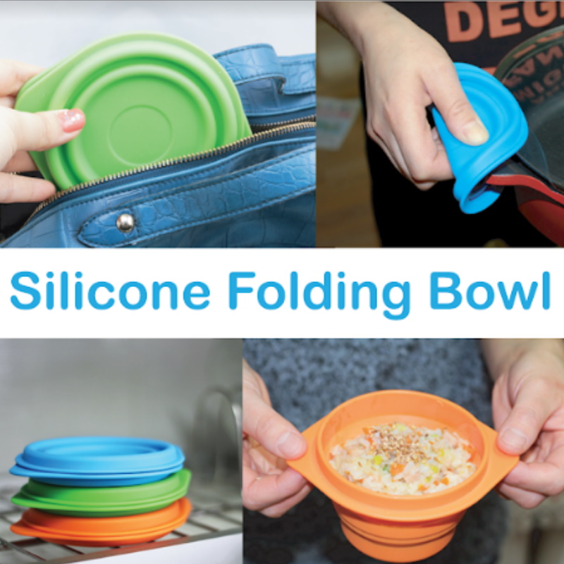 BeBeLock Silicon Foldable Bowl