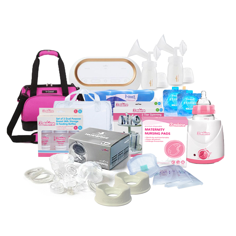 Spectra Dual Compact Double Electric Breastpump Special Bundle with FREE Gifts worth $285!