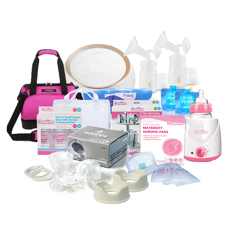 Spectra Dual S Double Electric Breastpump Special Bundle with FREE Gifts worth $285!
